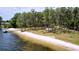 Community Beach with pier, park, and picnic benches near waterfront at 1916 & 1910 Beachway Ln, Odessa, FL 33556
