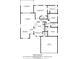 Detailed floor plan showcasing the layout of the home, including bedrooms, bathrooms, and living spaces at 3054 Oakbrook Cir, Clearwater, FL 33759