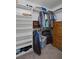 Organized walk-in closet with shelving, hanging rods, and a chest of drawers for efficient storage solutions at 3355 La Vista St, Brooksville, FL 34604