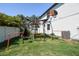 Well-maintained backyard with a modern playground set, offering fun and recreation for the whole Gathering at 3555 Bracknell Ct, Land O Lakes, FL 34638