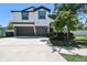Beautiful two-story home with a manicured lawn, a spacious driveway and a two-car garage at 3555 Bracknell Ct, Land O Lakes, FL 34638