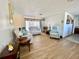 Inviting living room with comfortable seating and light blue accents throughout at 3752 Fox Dale Ln, Holiday, FL 34691