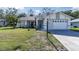 Charming single-Gathering home featuring a well-maintained lawn and a quaint covered porch at 4837 Prince George Cir, New Port Richey, FL 34655