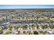 Scenic aerial view of waterfront community, showcasing canals and lovely homes near the water at 5106 Blue Heron Dr, New Port Richey, FL 34652