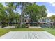 Backyard features a waterfront view and dock area at 7252 Coventry Ct, Weeki Wachee, FL 34607