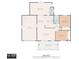 Detailed floor plan of the house layout and dimensions at 7321 Parrot Dr, Port Richey, FL 34668
