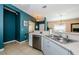 Kitchen features stainless-steel appliances at 8604 Corinthian Way, New Port Richey, FL 34654