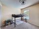 Cozy bedroom with pool view from the window at 3074 Cara Ct, Palm Harbor, FL 34684