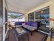 Covered patio with ample seating at 3074 Cara Ct, Palm Harbor, FL 34684