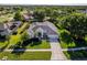 Charming single-story home with a well-manicured lawn, mature landscaping and a welcoming entrance at 4044 Chesterfield Dr, Spring Hill, FL 34609