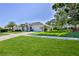 Well-maintained home with lush green lawn and mature landscaping at 4044 Chesterfield Dr, Spring Hill, FL 34609