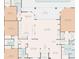 Detailed floor plan showcasing the layout of the home at 4423 Gevalia Dr, Brooksville, FL 34604