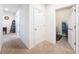 Bright hallway offers access to a bathroom and bedroom at 6561 Seaway Dr, Brooksville, FL 34604