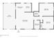 Floor plan of a home with bedrooms, living room, patio, kitchen, dining room, and bathroom at 6816 Sanderling Ln, Hudson, FL 34667