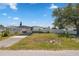 Charming single-story home featuring well-maintained lawn, carport and partially fenced yard at 6816 Sanderling Ln, Hudson, FL 34667