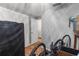 Spacious storage room with ample room for storage, and a ceiling fan at 9640 Northcliffe Blvd, Spring Hill, FL 34608