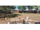 Large backyard features lots of open space and is ideal for outdoor entertaining at 10347 Caspian St, Spring Hill, FL 34608