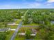 A wide shot showing a beautiful suburban neighborhood, surrounded by abundant trees at 12331 Fulmar Rd, Weeki Wachee, FL 34614