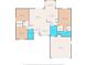 Detailed floor plan with dimensions showing the layout of a home at 12331 Fulmar Rd, Weeki Wachee, FL 34614