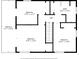 Second floor plan showing bedrooms, bath and balcony at 13810 Celida Ave, Hudson, FL 34667