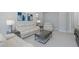 Bright living room features neutral color palette, stylish furnishings, and modern decor at 16557 Acoustic Loop, Land O Lakes, FL 34638