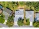 Aerial view of the house, showing its layout and the surrounding neighborhood at 2327 Morning Glory Trl, Spring Hill, FL 34606