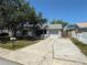 Charming one-story home featuring an attached garage and a spacious front yard with mature trees at 3617 Rockaway Dr, Holiday, FL 34691