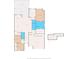 Floor plan showing layout of home including screened porch, bedrooms, kitchen, garage and attic at 4910 Southern Valley Loop, Brooksville, FL 34601