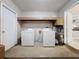 Laundry room with water heater and washer and dryer hookups at 5147 Larch Ln, New Port Richey, FL 34653