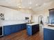 Newly renovated kitchen with a stylish island, modern appliances, and elegant lighting at 5341 Birchwood Rd, Spring Hill, FL 34608