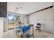 Empty living space with a large window overlooking the canal offering natural light and water views at 6521 Boatyard Dr, Hudson, FL 34667