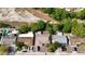 Aerial view of neighborhood featuring single-Gathering homes with spacious lawns and mature trees at 7715 Gulf Highlands Dr, Port Richey, FL 34668