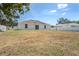 Expansive backyard with privacy fence and lush greenery at 8461 Apple Orchard Rd, Spring Hill, FL 34608