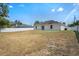 Large fenced backyard offering privacy and plenty of space for outdoor activities at 8461 Apple Orchard Rd, Spring Hill, FL 34608