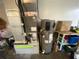 Updated water heater and HVAC system with newer modern digital panels and connections at 9186 Patio Ct, Spring Hill, FL 34608