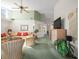 Bright living space with comfortable seating, high ceilings, and decorative accents at 9355 French Quarters Cir, Weeki Wachee, FL 34613