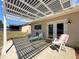 Backyard patio with pergola and furniture at 10478 Laval St, Spring Hill, FL 34608