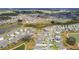 Expansive aerial view of a planned residential community with multiple ponds at 10823 Penny Gale Loop, San Antonio, FL 33576