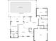 Detailed floor plan showcasing the layout of the home, including the bedrooms, bathrooms, and living spaces at 12191 Monarco Ln, Spring Hill, FL 34609