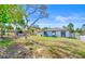Spacious backyard offering room to roam, play, and enjoy the outdoors at 13205 Arkendale St, Spring Hill, FL 34609