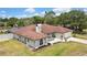 Bird's eye view of the neighborhood, highlighting the home's location and nearby amenities at 13373 Lawrence St, Spring Hill, FL 34609