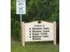 Welcome to Meadow Oaks community sign with crime watch area noted at 13524 Knotty Ln, Hudson, FL 34669