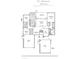 Detailed floor plan of the home with room dimensions at 1420 Winding Willow Dr, Trinity, FL 34655