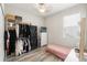Bedroom offers a simple and functional layout perfect for a cozy and organized living space at 21167 Pleasant Plains Pkwy, Land O Lakes, FL 34637
