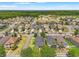 Picturesque neighborhood view from above, showcasing well-maintained homes, green spaces, and a serene setting at 21167 Pleasant Plains Pkwy, Land O Lakes, FL 34637