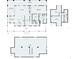 Detailed floor plan showcasing the layout of the three floors, including the garage, living spaces, bedrooms, and screened porches at 3431 Riderwood Dr, Dade City, FL 33523