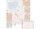 Detailed floor plan showcases the layout of this home, including the pool, bedrooms, and living areas at 3464 Misty View Dr, Spring Hill, FL 34609