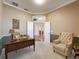 Inviting office features traditional furnishings, neutral walls and offers a tranquil workspace at 3464 Misty View Dr, Spring Hill, FL 34609