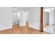 Hallway with hardwood floors leading to other rooms at 3819 Teeside Dr, New Port Richey, FL 34655