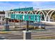 Welcome to Historic Downtown New Port Richey sign with decorative arches and stone pillars at 4934 Amherst Ct, New Port Richey, FL 34652